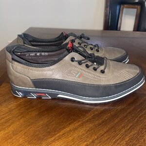 MEN'S VINTAGE  KLKYKO CLASSIC DRESS SNEAKER SHOE GRAY BLACK EU42/US MENS 9
